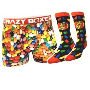 Jelly Belly boxer/sock set